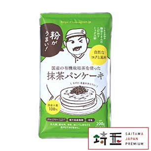 Matcha Pancake Mix powder 
                (100% Japanese wheat flour)